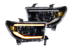 Morimoto XB LED Headlights: Toyota Tundra (07-13) (Pair / ASM / Amber DRL) LF533-A-ASM