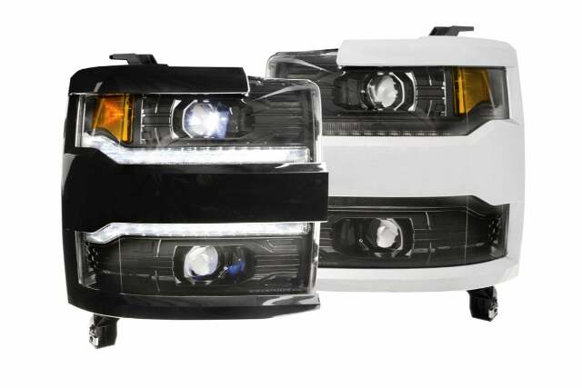 Morimoto XB Headlight Grille Trim Bezels: LF541  (Pair / Chrome) LF541.C