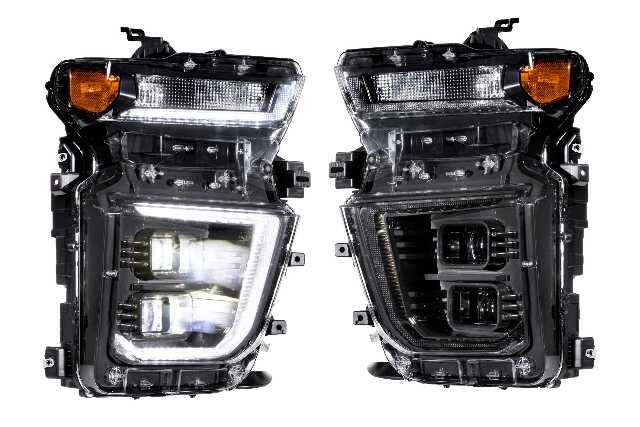 Morimoto XB Hybrid LED Headlights: Chevrolet Silverado HD (20-24 / Set) LF546