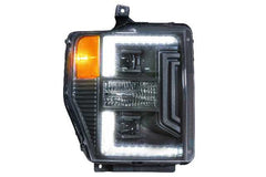 Morimoto XB Hybrid LED Headlights: Ford Super Duty (08-10) (Pair / ASM) LF555