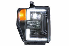 Morimoto XB Hybrid LED Headlights: Ford Super Duty (08-10) (Pair / ASM) LF555