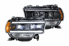 Morimoto XB Hybrid LED Headlights: Dodge Ram HD (2019+) (Pair / ASM) LF704