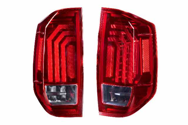 Morimoto XB LED Tail Lights: Toyota Tundra (14-21 / Red Lens / Set) LF706