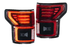 Morimoto XB LED Tail Lights: Ford F-150 (15-20 / Red Lens / Set) LF722