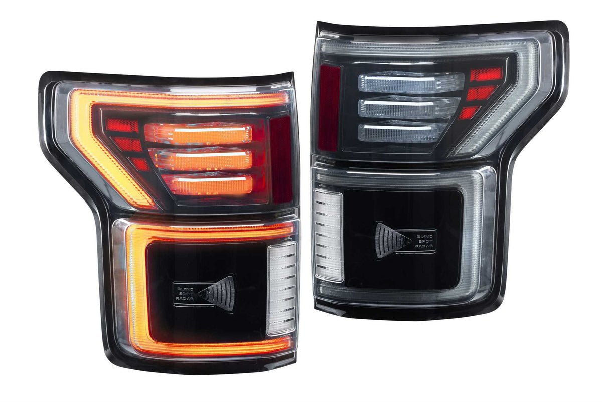 Morimoto XB LED Tail Lights: Ford F-150 (15-20 / Smoked Lens / Set) LF723