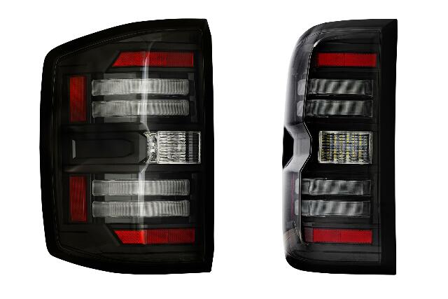 Morimoto XB LED Tail Lights: Chevrolet Silverado (14-19 / Smoked Lens / Set) LF729