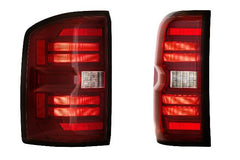 Morimoto XB LED Tail Lights: GMC Sierra (14-18 / Red Lens / Set) LF730