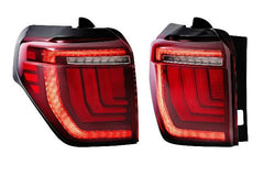 Morimoto XB LED Tail Lights: Toyota 4Runner (10-24 / Red Lens / Set) LF738