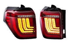Morimoto XB LED Tail Lights: Toyota 4Runner (10-24 / Red Lens / Set) LF738