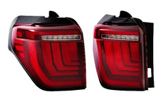Morimoto XB LED Tail Lights: Toyota 4Runner (10-24 / Red Lens / Set) LF738