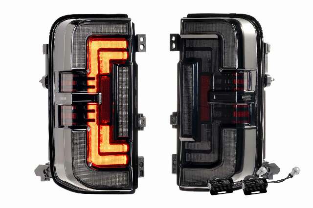 Morimoto XB LED Tail Lights: Ford Bronco (21+ / Smoked Lens / Set) LF750