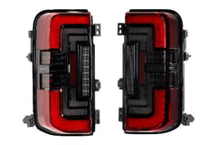 Morimoto XB LED Tail Lights: Ford Bronco (21+ / Red Lens / Set) LF751