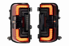 Morimoto XB LED Tail Lights: Ford Bronco (21+ / Red Lens / Set) LF751