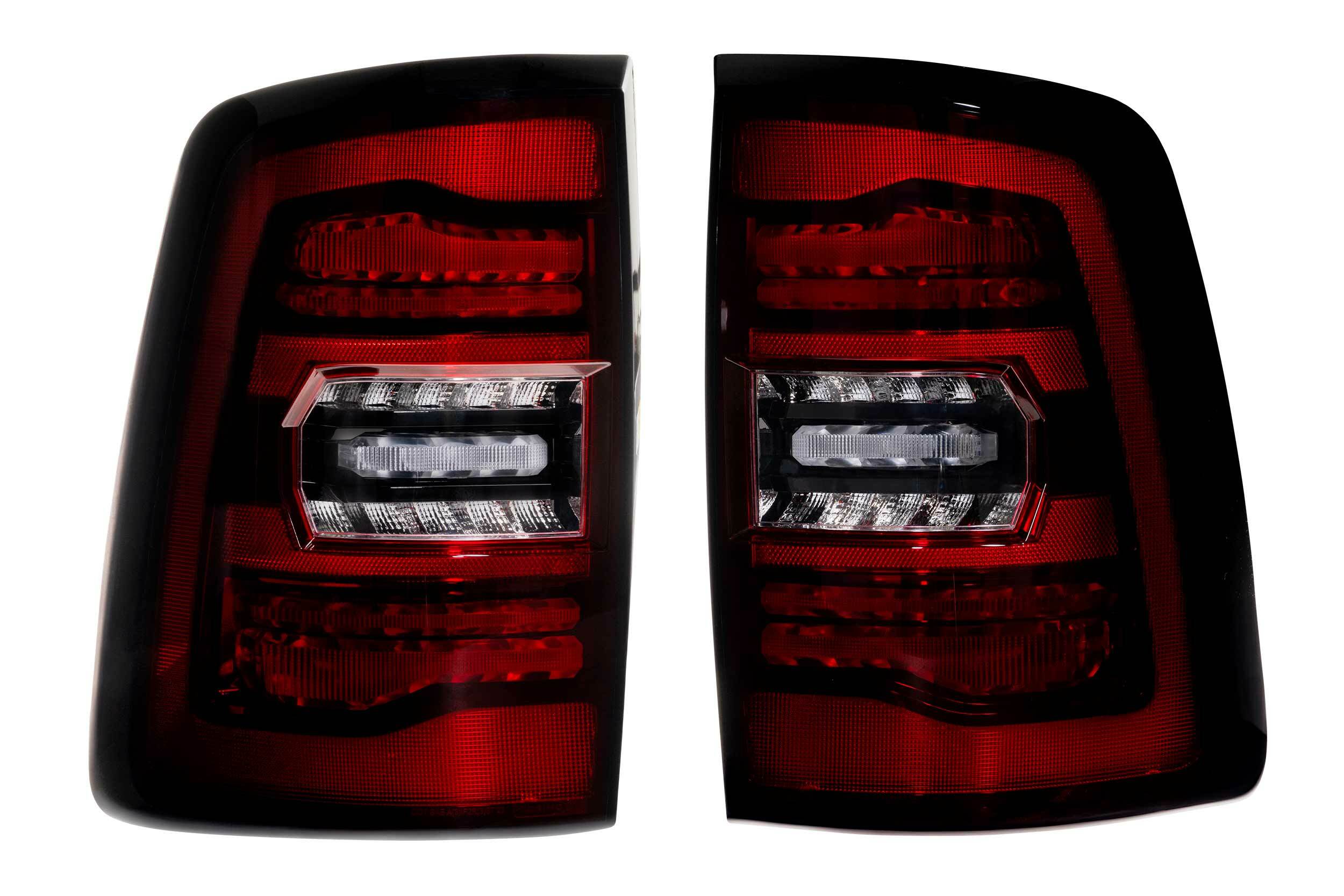Morimoto XB LED Tail Lights: Ram HD (19+ / Red Lens / Set) LF752
