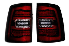 Morimoto XB LED Tail Lights: Ram HD (19+ / Red Lens / Set) LF752