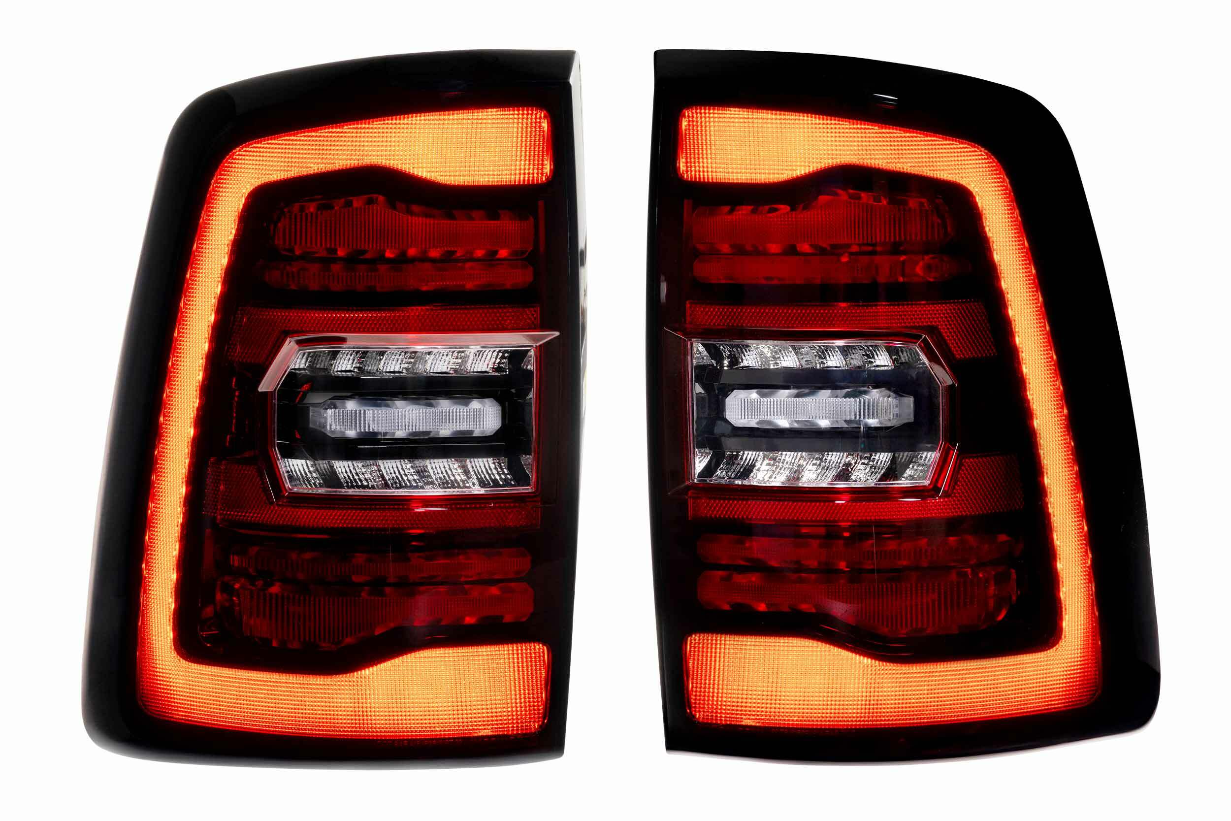 Morimoto XB LED Tail Lights: Ram HD (19+ / Red Lens / Set) LF752