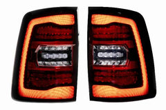 Morimoto XB LED Tail Lights: Ram HD (19+ / Red Lens / Set) LF752