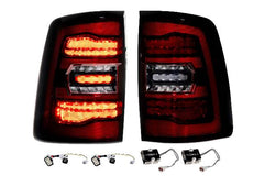 Morimoto XB LED Tail Lights: Ram HD (19+ / Red Lens / Set) LF752