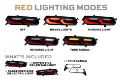 Morimoto XB TAILS CORVETTE C7 C8 STYLE RED SET LF755