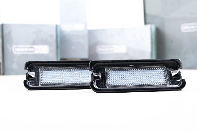 Morimoto XB LED License Plate Lights: Ford Mustang (15-20 / Set) LF7910
