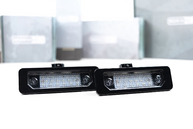 Morimoto XB LED License Plate Lights: Ford Mustang (10-14 / Set) LF7911