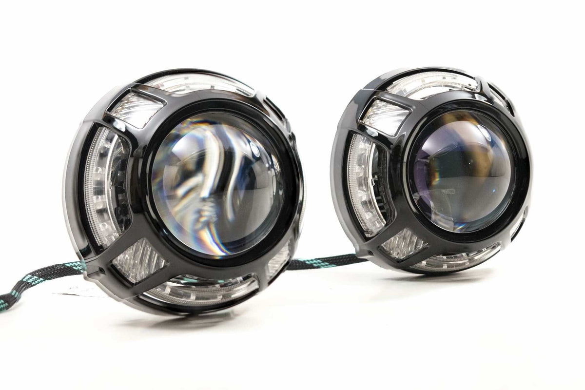 Morimoto PANAMERA V2 LED SBACK PROJ SHROUD BLK S265