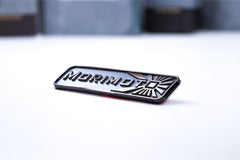 Morimoto Badge: Morimoto (Black Chrome) SH042