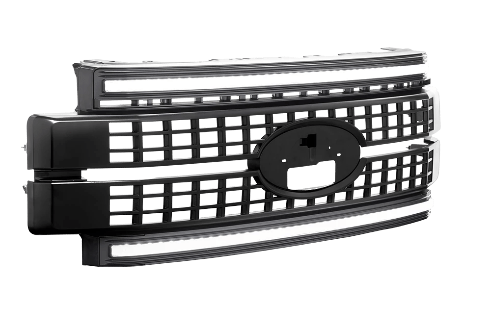 Morimoto XBG GRILLE SUPER DUTY 17 19 UNFIN WHT XBG05