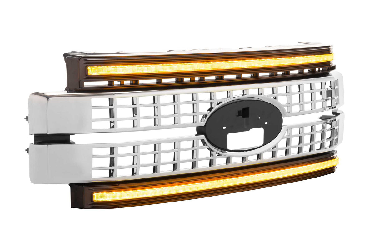 Morimoto XBG GRILLE SUPER DUTY 17 19 CHROME AMBER XBG08