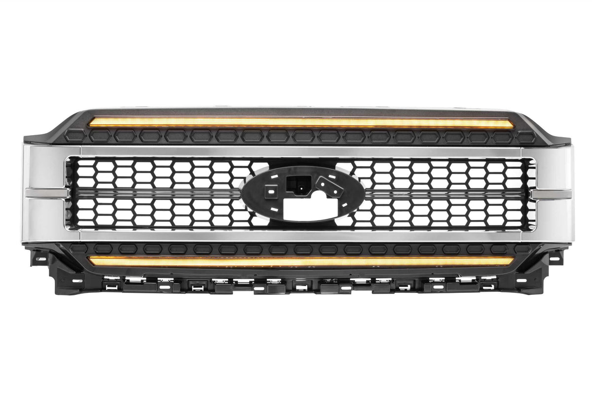Morimoto XBG LED GRILLE F150 21 23 CHROME AMBER XBG24