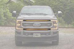 Morimoto XBG LED DRL Grille Inserts: Ford Super Duty Platinum (20-22 / Amber DRL / Set) XBG26