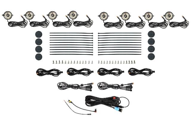 Morimoto Rock Light Kit: White LED / 8 Pack XRL15