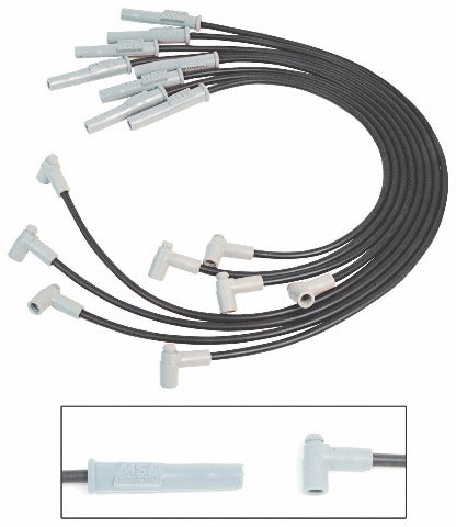 MSD Performance 31773 Wire Set, Blk, BB Chevy 75-on, HEI