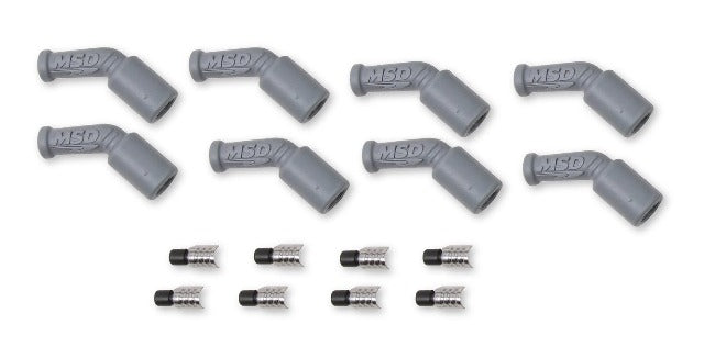 MSD Performance 33048 LS1, 45 Degree Boots and Terminals, 8-Pack
