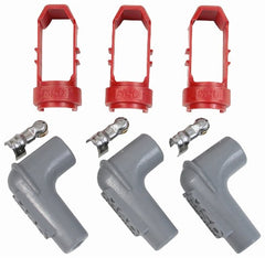 MSD Performance 3341 3 Cyl Spark Plug Boot Retainer Kit