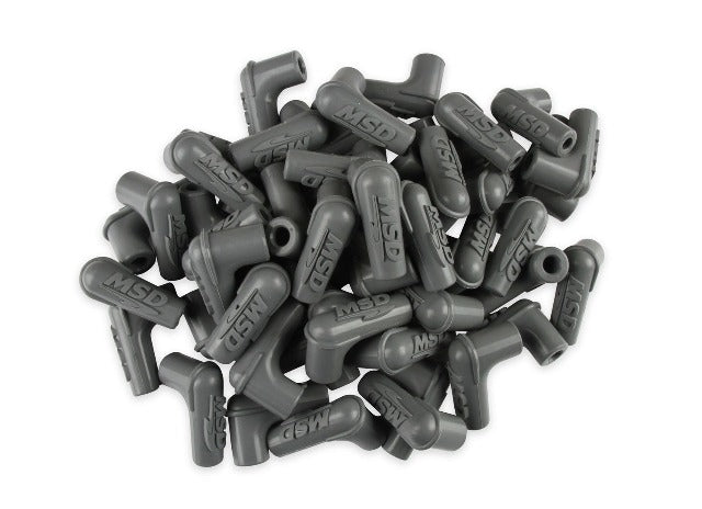 MSD Performance 34514 90 Deg Sprk Plug Boot,Gray Silicone 50EA
