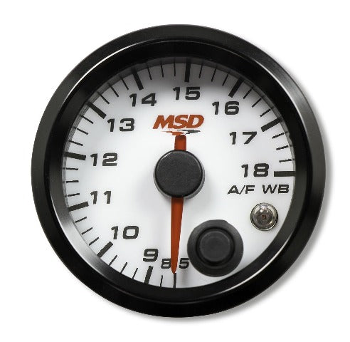 MSD Performance 4651 2-1/16?ǥ Wideband Air/Fuel Gauge,Wht Face