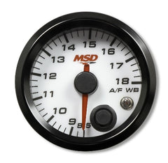 MSD Performance 4651 2-1/16?ǥ Wideband Air/Fuel Gauge,Wht Face