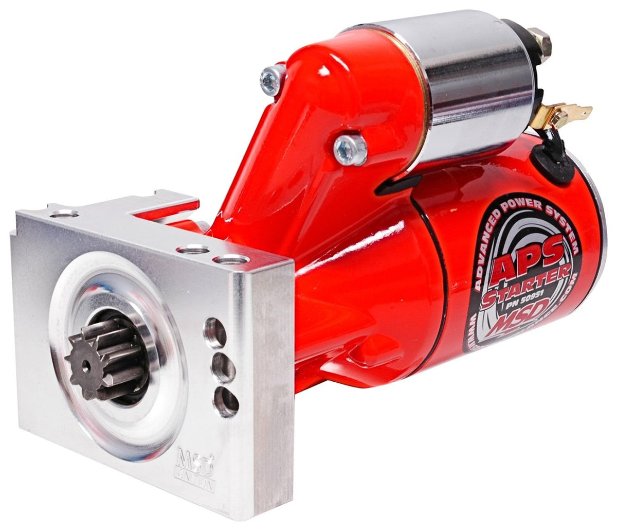 MSD Performance 50951 Starter, Chevy 168 tooth, Stagger Mount