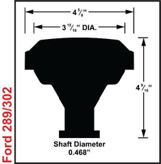 MSD Performance 60152 DIS Kit, Small Block Ford, 289-302, Red