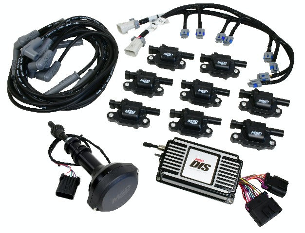 MSD Performance 601533 DIS Kit, Small Block Ford, 351W, Black