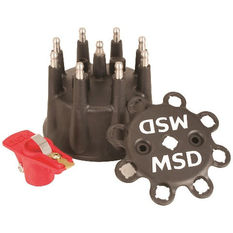 MSD Performance 79193 Repl. Cap and Rotor, Black Pro Mag Lite