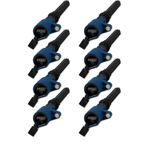 MSD Performance 824285 Coil,BLUE Ford4.6/5.4L 2-Vlve 98-14 8-Pk