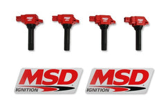 MSD Performance 82544 Coils, 15-19Subar/Scion/Toyta2.0L 4PKRed