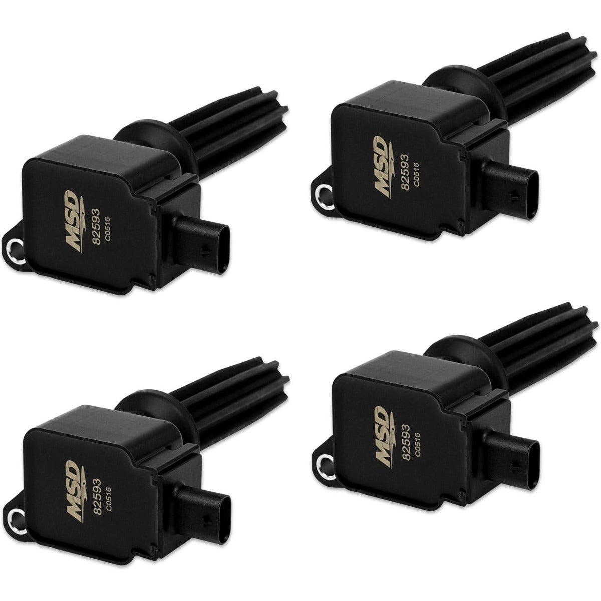 MSD Performance 825943 Coil,BLACK,Ford Eco-Boost2.0L/2.3L,4-Pk