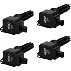MSD Performance 825943 Coil,BLACK,Ford Eco-Boost2.0L/2.3L,4-Pk