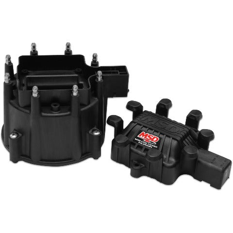 MSD Performance 84113 Black Extreme Output Dist. Cap, GM HEI