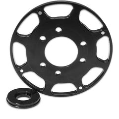 MSD Performance 86113 Blk Trig. Wheel, Flying Magnet, SB Chvy