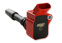 MSD Performance 8716 Coil, 13-18 VW / Audi 4 Cylinder, Red