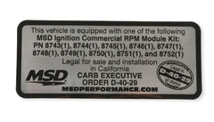 MSD Performance 87456 MODULE KIT, 5000 SERIES, MARINE